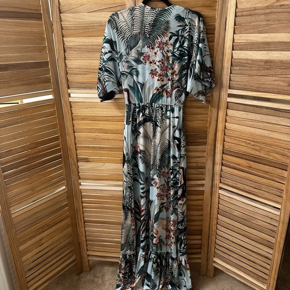 PatBO Eden Jersey Maxi Dress in Verde Size M - Picture 5 of 9